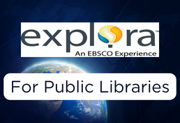 Explora for Public Libraries logo and text
