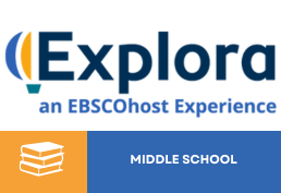 Explora logo, text reads Middle School