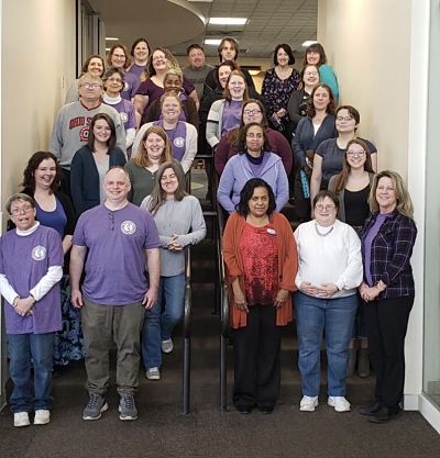 Library staff group photo