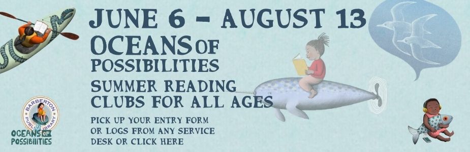 Oceans of Possibilities summer reading clubs for all ages